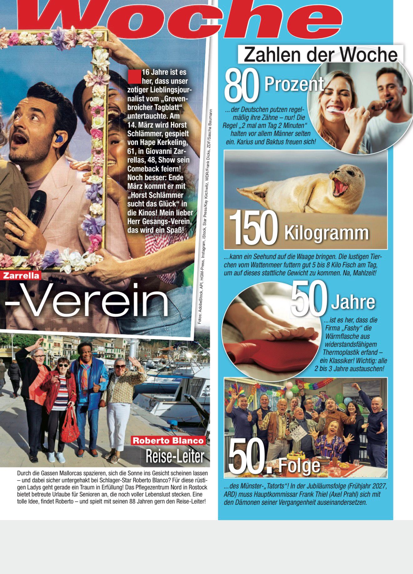 Wochenmagazin: Roberto Blanco Reise-Leiter